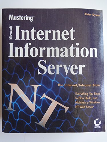 Imagen de archivo de Mastering Microsoft Internet Information Service a la venta por Better World Books