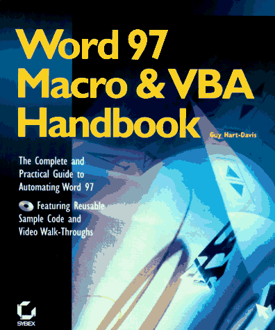 Word 97 Macro & Vba Handbook (9780782119626) by Hart-Davis, Guy
