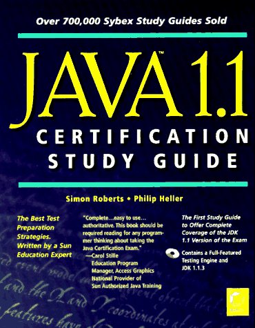 Imagen de archivo de Java 1.1 Certification Study Guide a la venta por Half Price Books Inc.