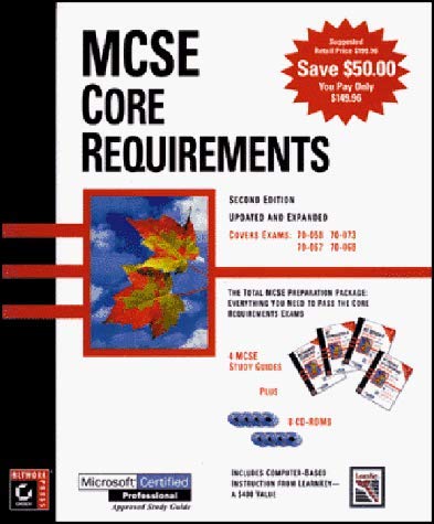 Imagen de archivo de MCSE Core Requirements, Second Edition (4 Book Set with 8 CD-ROMS) a la venta por HPB-Red