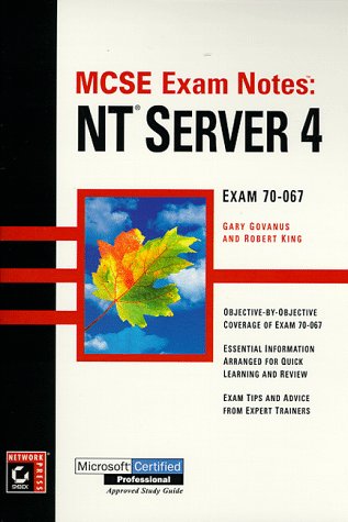 Beispielbild fr MCSE: Exam Notes - NT Server 4 zum Verkauf von AwesomeBooks