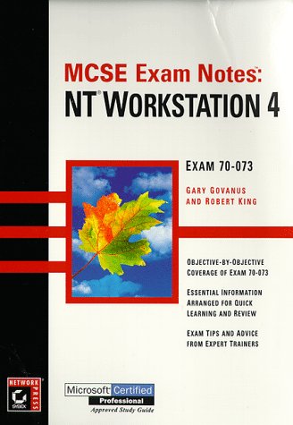 Beispielbild fr Mcse Exam Notes: NT Workstation 4 zum Verkauf von Bahamut Media