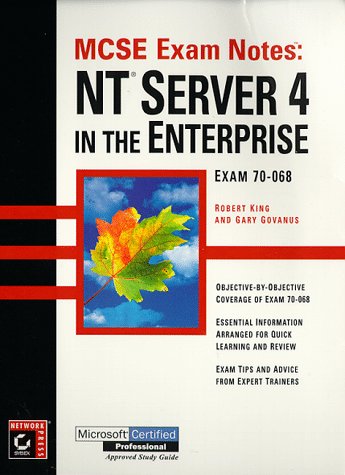 Imagen de archivo de McSe Exam Notes: Nt Server 4 in the Enterprise a la venta por SecondSale