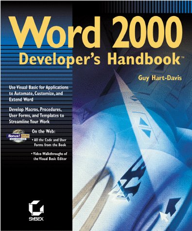 Beispielbild fr Word 2000 Developer's Handbook zum Verkauf von Better World Books