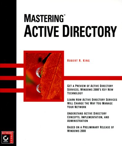 Beispielbild fr Mastering Active Directory zum Verkauf von Wonder Book