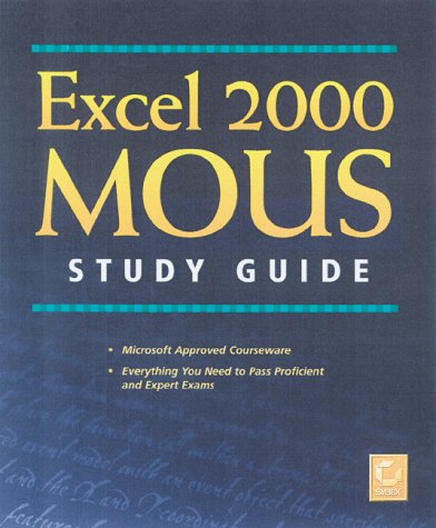 Stock image for Excel 2000 MOUS Study Guide for sale by HPB-Red