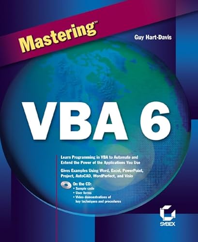 Mastering VBA 6 (9780782126365) by Hart-Davis