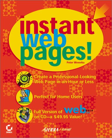 Beispielbild fr Instant Web Pages! zum Verkauf von Better World Books