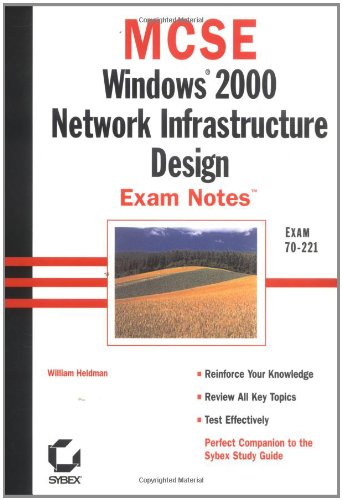 Stock image for MCSE: Windows 2000 Network Infrastructure Design Exam Notes for sale by dsmbooks