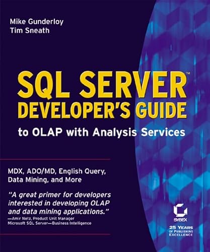 Stock image for SQL Server?s Developer?s Guide to OLAP with Analysis Services for sale by medimops