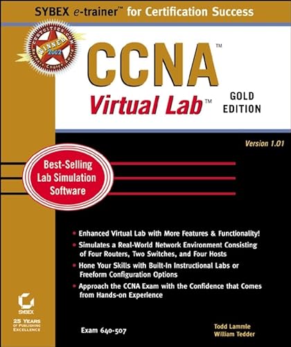 CCNA Virtual Lab, Gold Edition (9780782130188) by Lammle, Todd; Tedder, William; Tedder, Bill