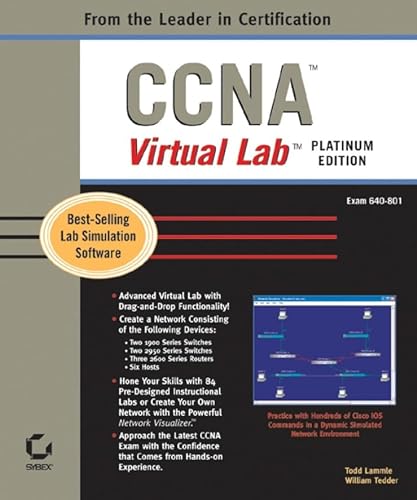 Imagen de archivo de CCNA Virtual Lab, Platinum Edition (640-801) a la venta por Phatpocket Limited