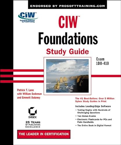 Imagen de archivo de CIW: Foundations Study Guide (Exam 1D0-410) a la venta por HPB-Ruby