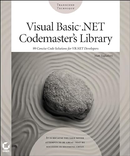 Visual Basic .NET Codemaster's Library (9780782141030) by Tagliaferri, Matt