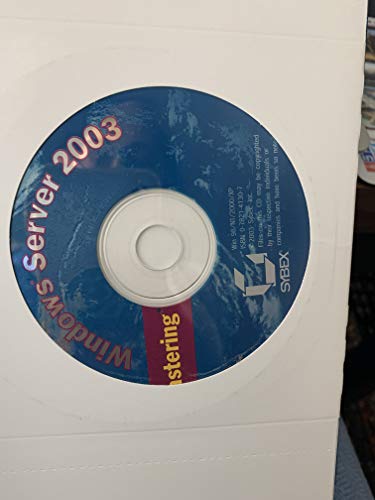 Beispielbild fr Mastering Windows Server 2003 zum Verkauf von Wonder Book