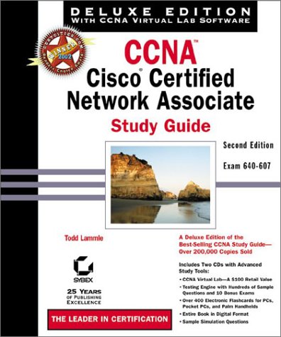 Beispielbild fr CCNA: Cisco Certified Network Associate Study Guide, Deluxe Edition (Book with CD-ROM) with CDROM zum Verkauf von Buchpark