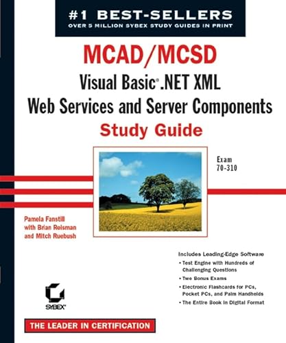 Beispielbild fr MCAD/MCSD: Visual Basic .NET XML Web Services and Server Components Study Guide zum Verkauf von HPB-Red