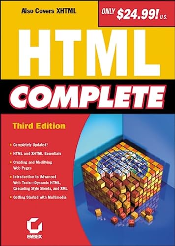 Beispielbild fr HTML Complete zum Verkauf von Better World Books