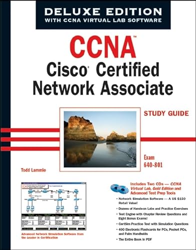 Beispielbild fr Study Guide (Ccna: Cisco Certified Network Associate Study Guide, Deluxe Edition: Cisco Certified Network Associate (640-801)) zum Verkauf von WorldofBooks