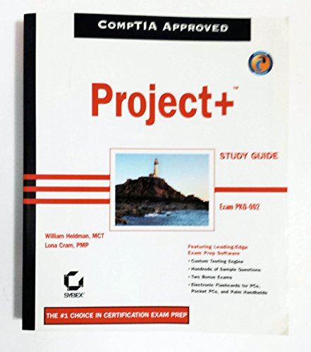 Stock image for Project+ Study Guide: Exam PK0-002 [With CDROM] for sale by ThriftBooks-Atlanta