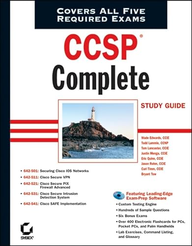 Imagen de archivo de CCSP: Complete Study Guide (642-501, 642-511, 642-521, 642-531, 642-541) a la venta por HPB-Red