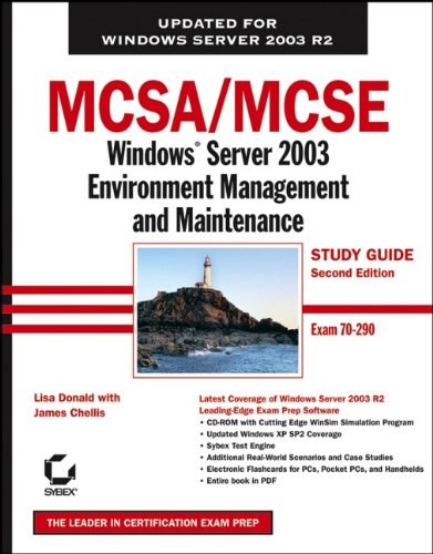 Imagen de archivo de MCSA/MCSE : Windows Server 2003 Environment Management and Maintainance - Exam 70-290 a la venta por Better World Books