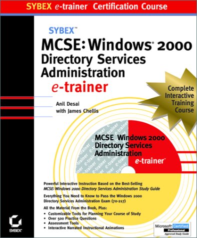 9780782150100: McSe Windows 2000 Directory Services Administration: E-Trainer