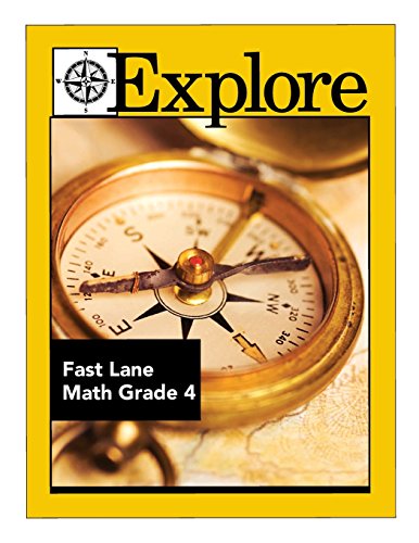 9780782726596: Explore Fast Lane Math Grade 4
