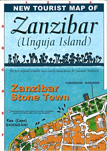 9780783424422: Map of Zanzibar