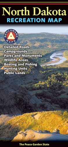 Stock image for North Dakota Recreation Map for sale by Blackwell's