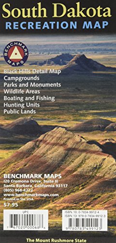 Beispielbild fr South Dakota Recreation Map zum Verkauf von Blackwell's