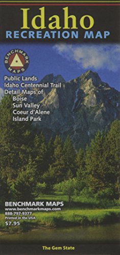 Stock image for Idaho Recreation Map for sale by Lakeside Books