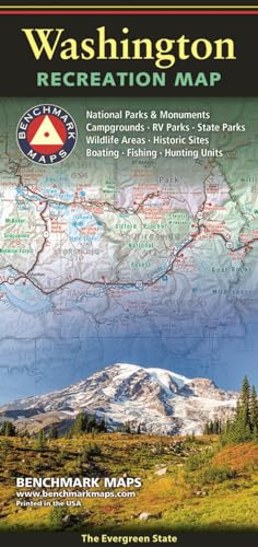 9780783499680: Washington Recreation Map, The Evergreen State, 2024 Edition