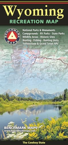 9780783499741: Wyoming Recreation Map