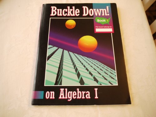 9780783626086: Buckle Down on Algebra 1