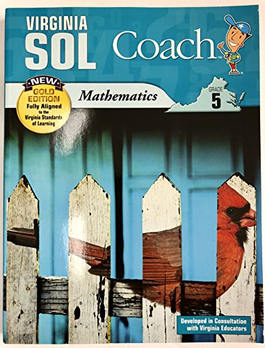 Stock image for Virginia SOL Coach: Mathematics Grade 5 for sale by Booksavers of MD