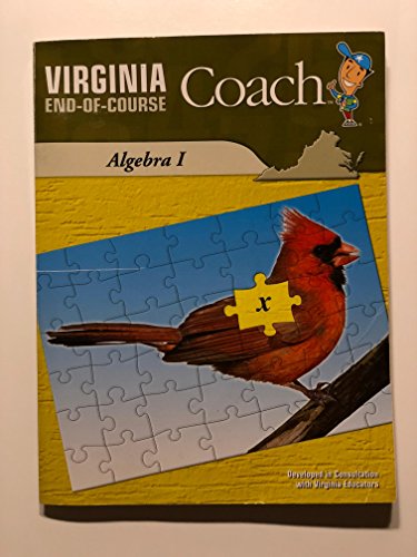 9780783682266: Virginia End-of-Course Coach: Algebra I