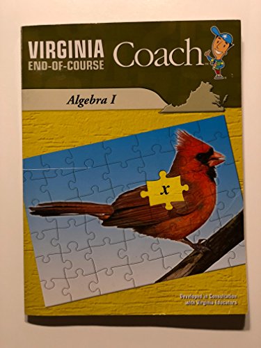 Stock image for Virginia End-of-Course Coach: Algebra I for sale by Better World Books