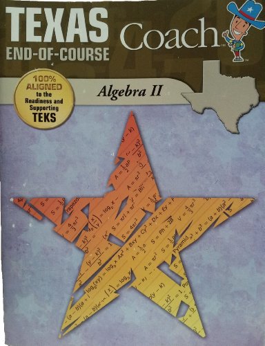 Stock image for Texas STAAR Coach End-Of-Course Algebra II for sale by Red's Corner LLC
