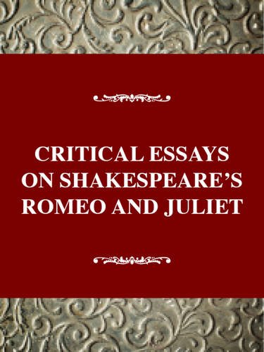 Beispielbild fr Critical Essays on Shakespeare's Romeo and Juliet zum Verkauf von Anybook.com
