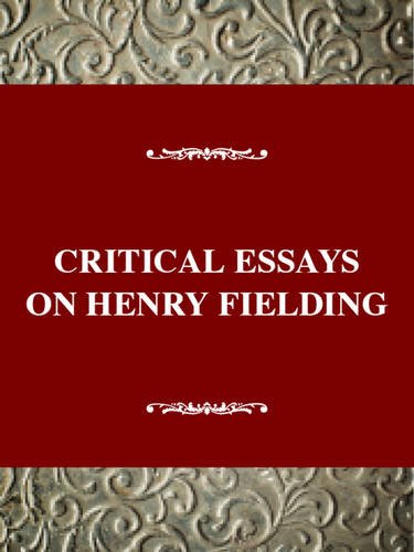 Beispielbild fr Critical Essays on Henry Fielding (Critical Essays on British Literature Series) zum Verkauf von Robinson Street Books, IOBA