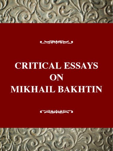 Beispielbild fr Critical Essays on Mikhail Bakhtin [Critical Essays on World Literature] zum Verkauf von Windows Booksellers