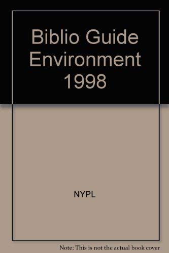 Imagen de archivo de Interdisciplinary Bibliographic Guide to Environmental Studies 1998 a la venta por Robinson Street Books, IOBA