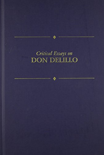 Stock image for Critical Essays on Don Delillo for sale by Better World Books