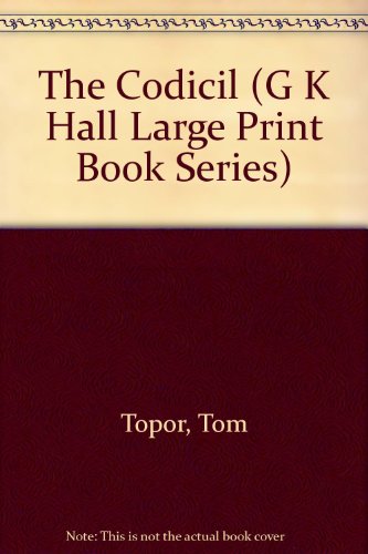 9780783813752: The Codicil (G K Hall Large Print Book Series)