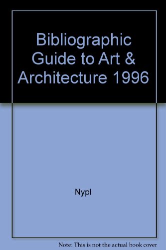 Beispielbild fr Bibliographic Guide to Art & Architecture 1996 zum Verkauf von Robinson Street Books, IOBA
