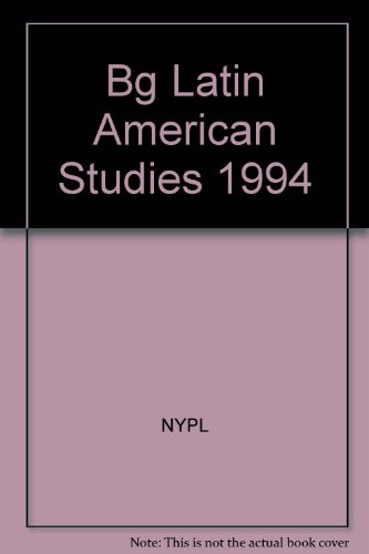 Imagen de archivo de Bibliographic Guide to Latin American Studies, 1994 Vol. 1 a la venta por Robinson Street Books, IOBA