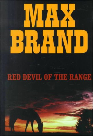9780783889399: Red Devil of the Range (G K Hall Large Print Book Series)