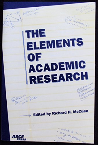 Stock image for The Elements of Academic Research for sale by GoldBooks