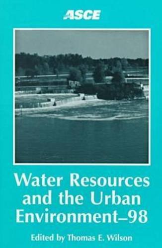 Imagen de archivo de Water Resources and the Urban Environment-98: Proceedings of the 1998 National Conference on Environmental Engineering June 7-10, 1998 Chicago, Illinois a la venta por HPB-Red